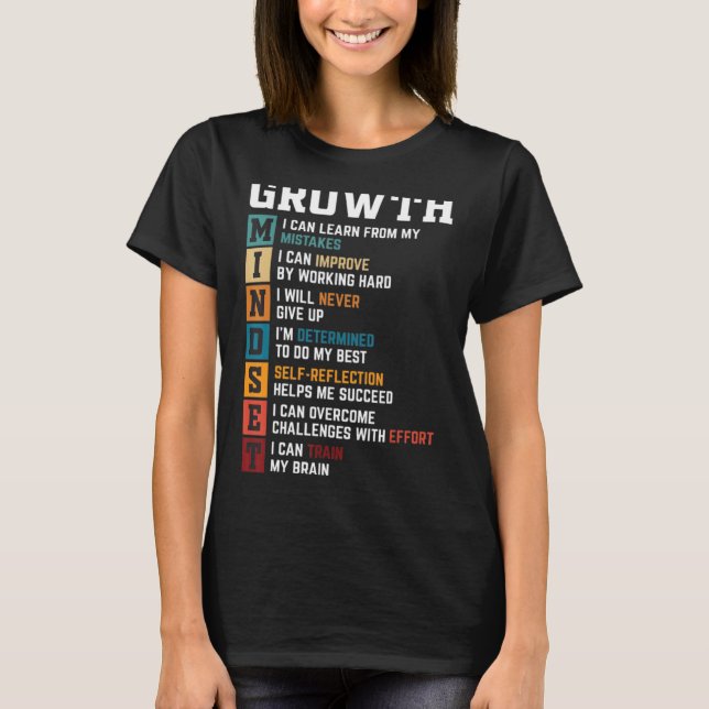 Camiseta Crescimento Mindse Professor de Sala de Aula Posit (Frente)