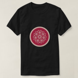 Camiseta Crescimento nuclear - magenta no centeio - padrão 