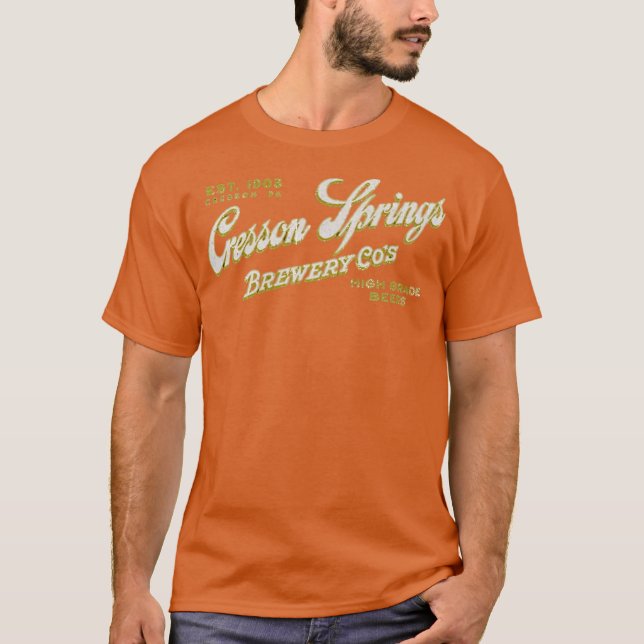 Camiseta Cresson Primavera Brewery - Cresson, PA (Frente)