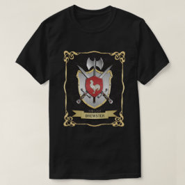 Camiseta Crest. Batalha de Rooster Sigil Black