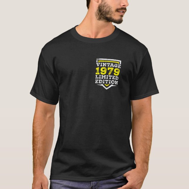 Camiseta Crest Clássico da Vintage 1979 (Frente)