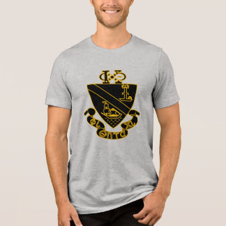 Camiseta Crest da Phi Chi Theta | Dourado e Preto
