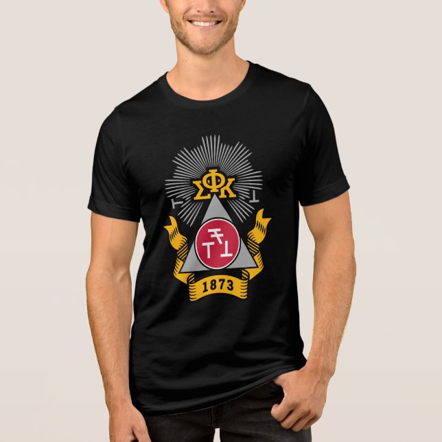 Camiseta Crest da Phi Sigma Kappa (Frente)