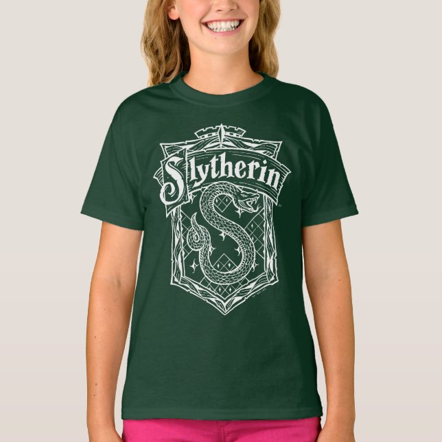 Camiseta Crest HARRY POTTER™ SLYTHERIN™ (Frente)