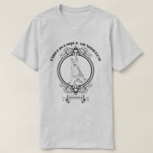 Camiseta Crestão Personalizado de Pastor Alemão Vintage Ale