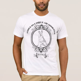 Camiseta Crestão Personalizado de Pastor Alemão Vintage Ale