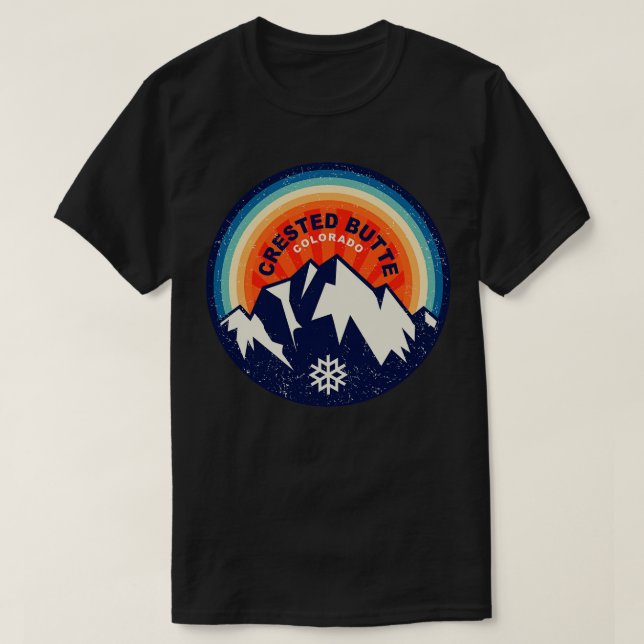 Camiseta Crested Butte Colorado (Frente do Design)