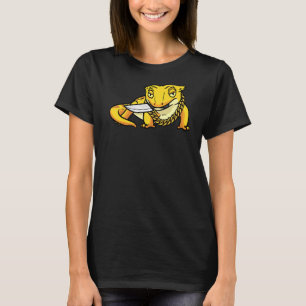 Camiseta Crested Gecko Lizard Eyelash Gecko Reptile Com Kn