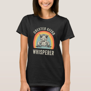 Camiseta Crested Gecko Whisperer Crestie Mãe Réptil Animal