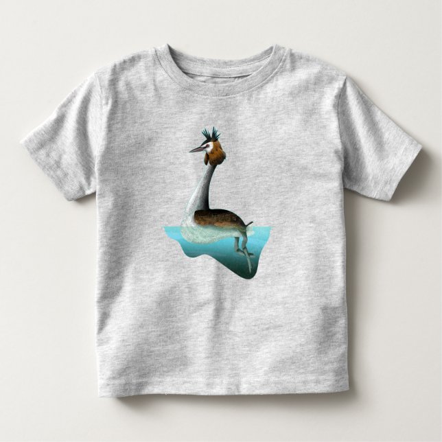 Camiseta Crested Grebe (Frente)