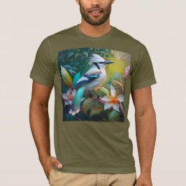 Camiseta Crested Teal Winged Jay
