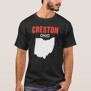 Camiseta Creston Ohio EUA State America Viagem Ohioan