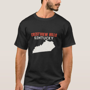 Camiseta Crestview Colinas Kentucky State America Viagem