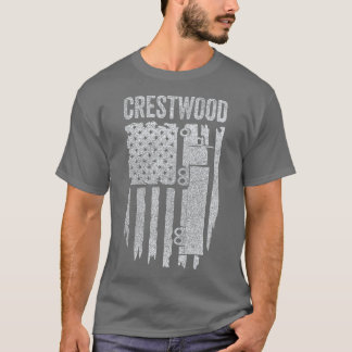 Camiseta Crestwood Kentucky KY Tourism Semi ficou preso