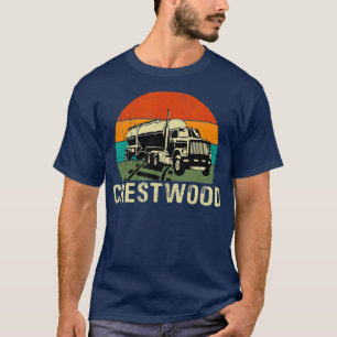 Camiseta Crestwood Kentucky KY Tourism Semi ficou preso