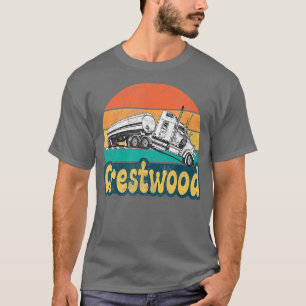 Camiseta Crestwood Kentucky KY Tourism Semi preso em _11