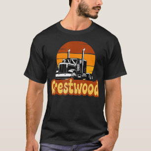 Camiseta Crestwood Kentucky KY Tourism Semi preso em _13