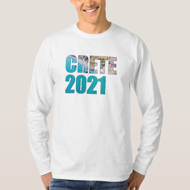 Camiseta Crete 2021 Beach Grécia Holidays (Frente)