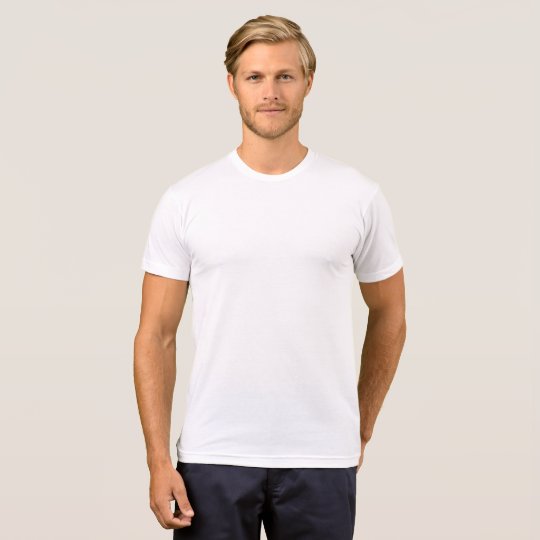 Camiseta Masculina, Algodão e Poliéster, Branco
