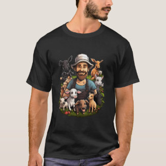 Camiseta Criação De Animais De Criação Pecuária