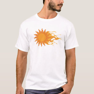 Camiseta Criação de Arte do SOL ABSTRATO Caprichosa