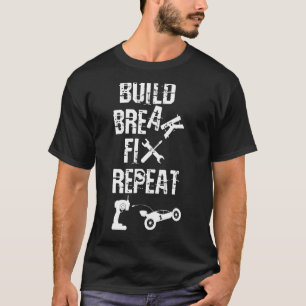 Camiseta Criação de Automo de Entusiasta de Carros Repetiti