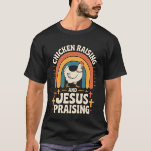 Camiseta Criação de Frangos e Louvor a Jesus