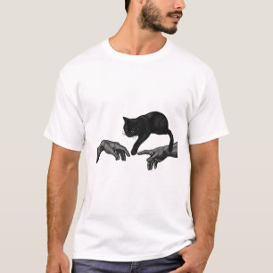 Camiseta Criação de Gráfico Embroiderado de Gato PNG - Mode