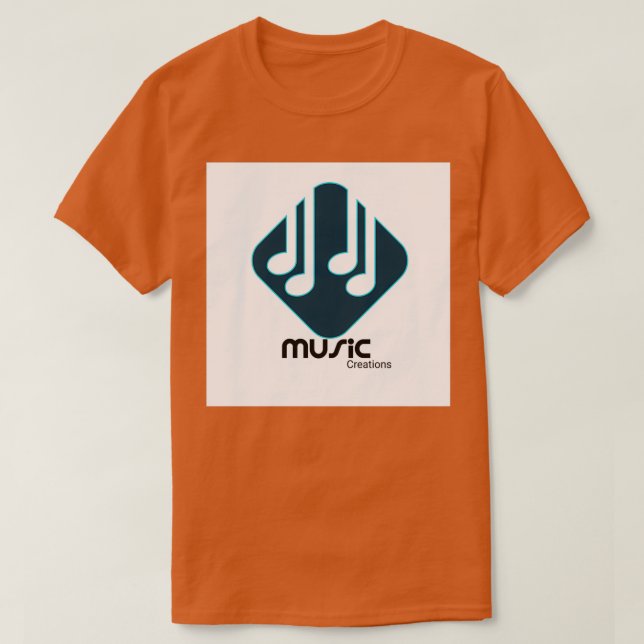 Camiseta Criação de Música (Frente do Design)