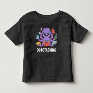 Camiseta Criação de Octotasking no Modo Multitarefa