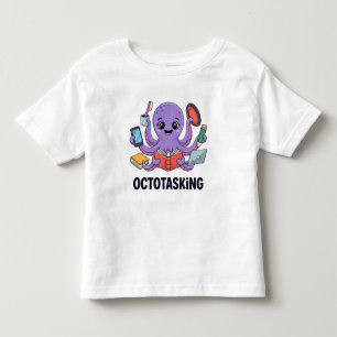 Camiseta Criação de Octotasking no Modo Multitarefa