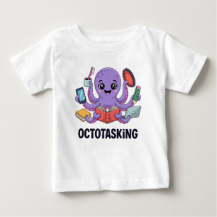 Camiseta Criação de Octotasking no Modo Multitarefa