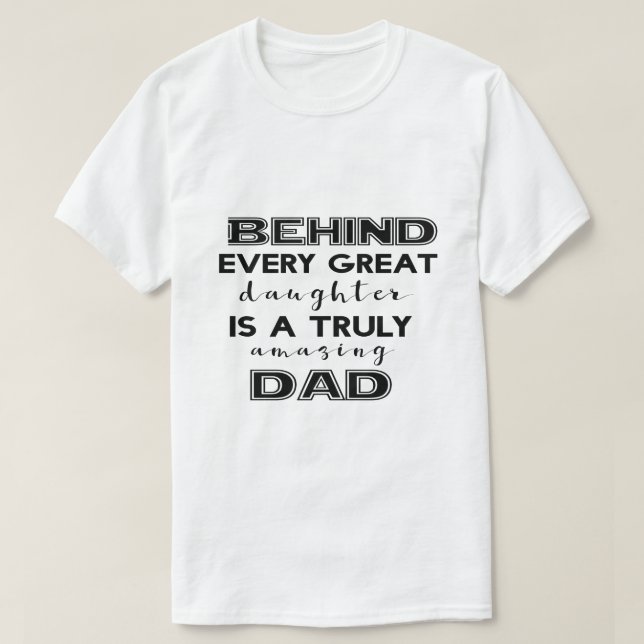 Camiseta Criação de Presente elegante branco e preto (Frente do Design)