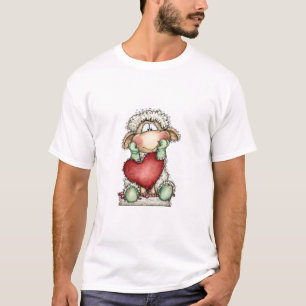 Camiseta Criação de presente elegante com ovelhas