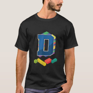 Camiseta Criação de Sobrenome alfabético do Construtor mest