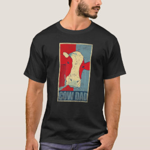 Camiseta Criação De Vacas De Pai De Vintage