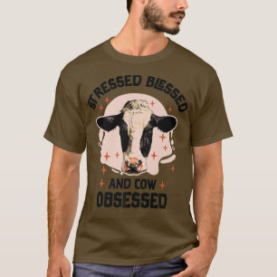 Camiseta Criação De Vacas Engraçadas Agricultura De Leite