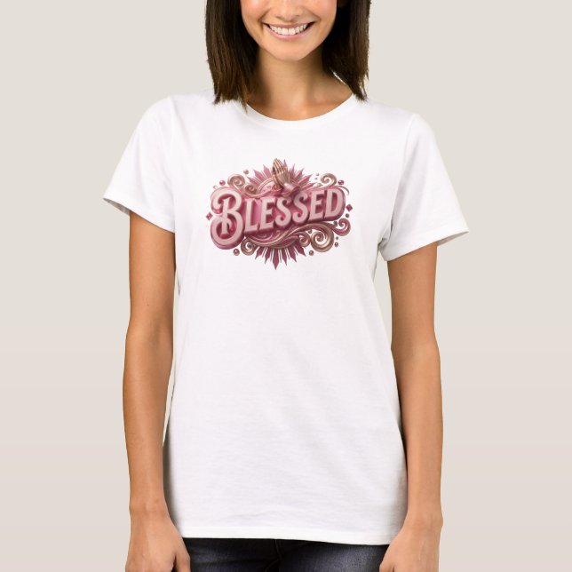 Camiseta Criação Personalizada BÊNÇÃO Moderna (Frente)