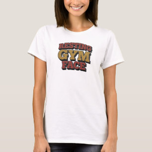 Camiseta Criação personalizada moderna de ROSTO DE GINÁSIO