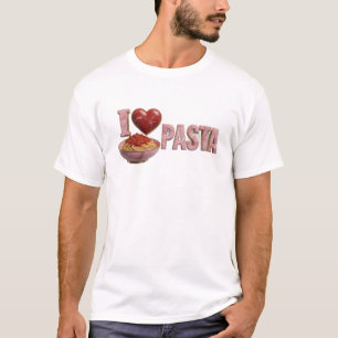 Camiseta Criação Personalizada Rosa Dinâmico EU AMO MASSA