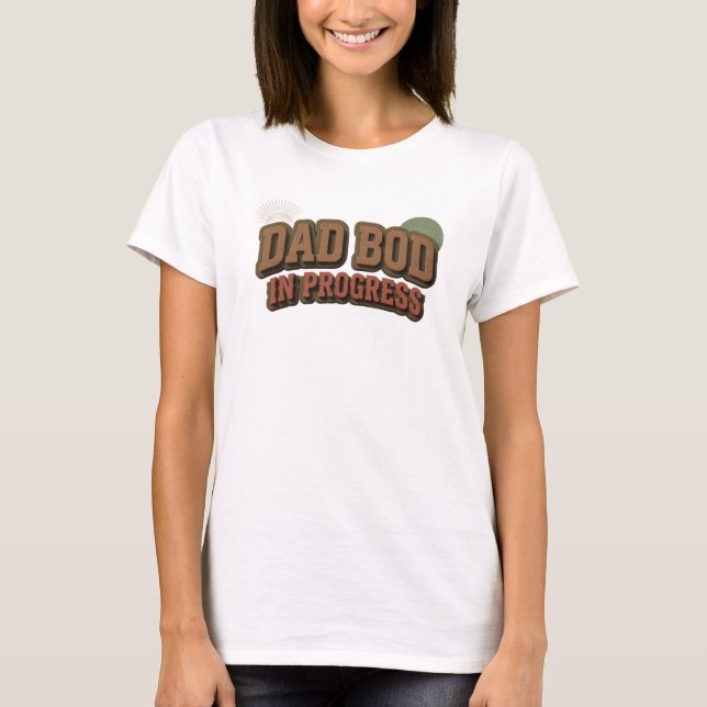 Camiseta Criação Personalizada ÚNICA DAD BOG PROGRESS (Frente)