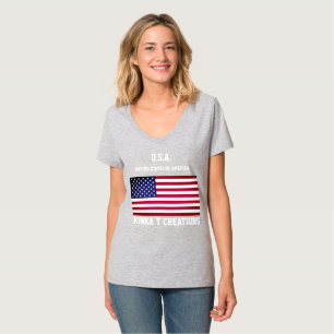 Camiseta Criações de Kinka T nos EUA