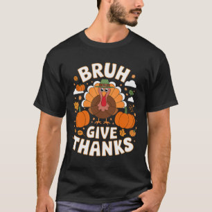 Camiseta Criações hilárias de peru de ação de graças Meme B