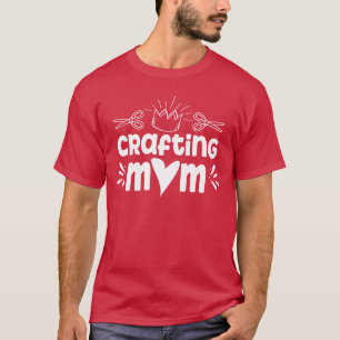 Camiseta Criada Mãe Hobbyist Artesanato Família Mãe