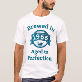 Camiseta Criado em 1966 com idade até à perfeição