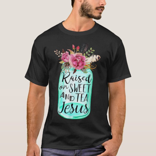 Camiseta Criado Em Chá E Jesus Doce (Frente)