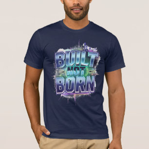 Camiseta CRIADO NÃO NASCER - Motivação de Grunge Urbano Neg