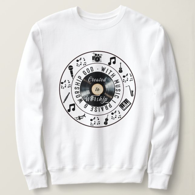 Camiseta Criado para Adorar (Frente do Design)