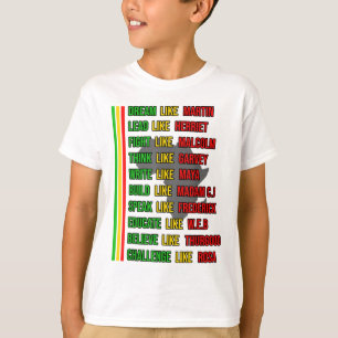 Camiseta Criado por Ensino Negro História Mês Crianças Orgu