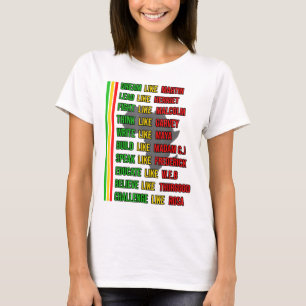 Camiseta Criado por Ensino Negro História Mês Crianças Orgu